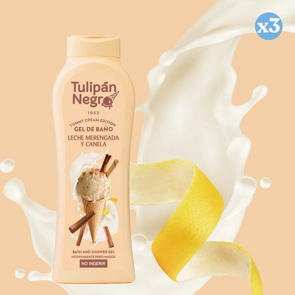 Pack 3x - Milchgel Zimt und Baiser 650 ml - Tulipan Negro - 2