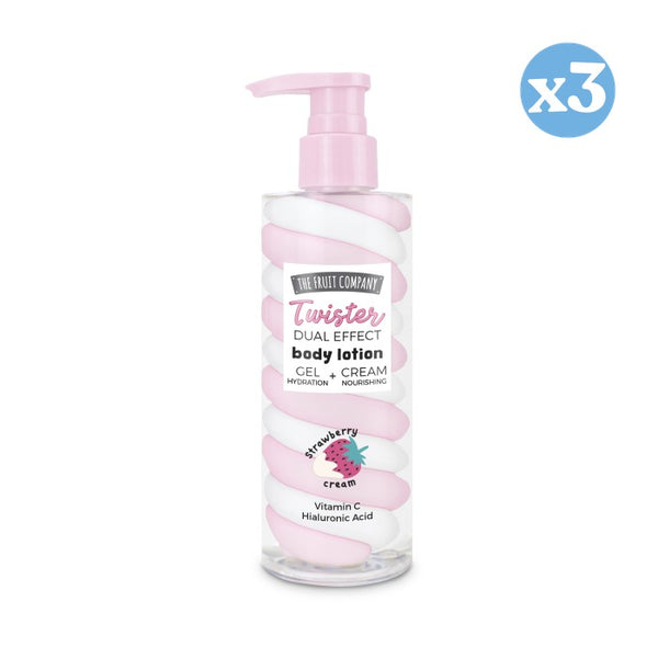 Pack 3x - Twister Dual Effect Körperlotion 200 gr - The Fruit Company - 1