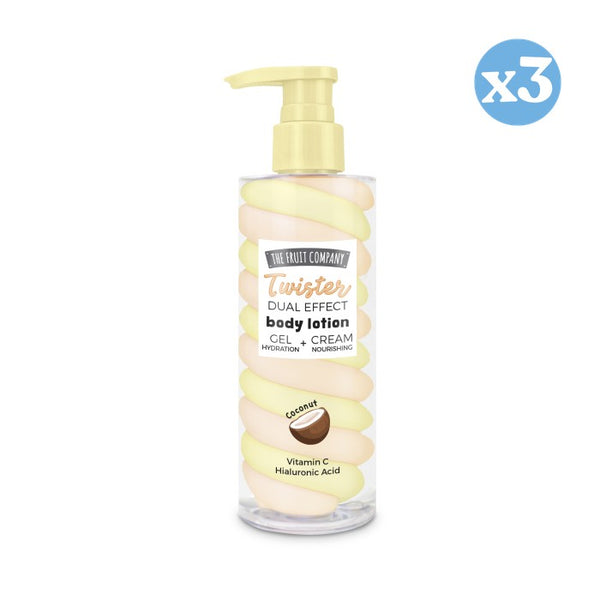 Pack 3x - Twister Dual Effect Körperlotion 200 gr - The Fruit Company - 1