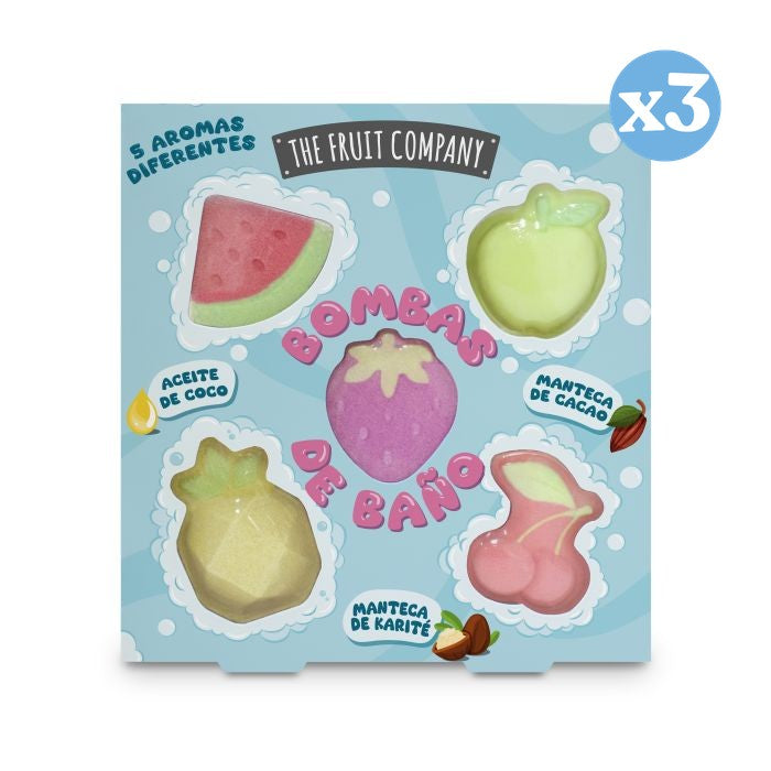 3er Pack - Badebomben Set - The Fruit Company - 1
