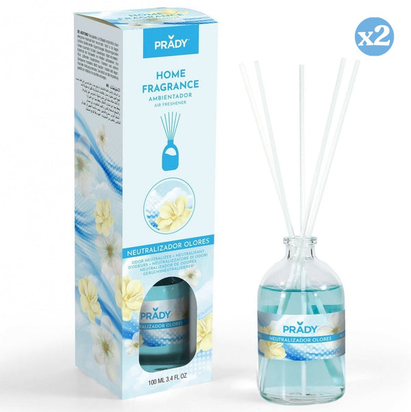 Pack 2x - MIKADO GERUCHSNEUTRALISIERER LUFTERFRISCHER 100ML - Prady - 1