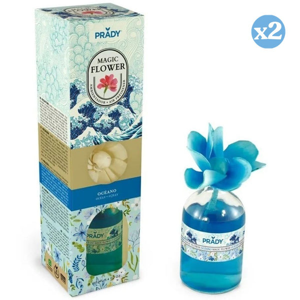 Pack 2x - MAGIC FLOWER LUFTERFRISCHER OCEAN 100ML PRADY - Prady - 1
