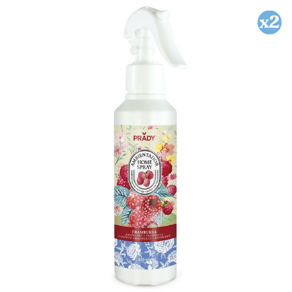 Pack 2x - RAUMSPRAY-HIMBEERDUFT 220ML - Prady - 1