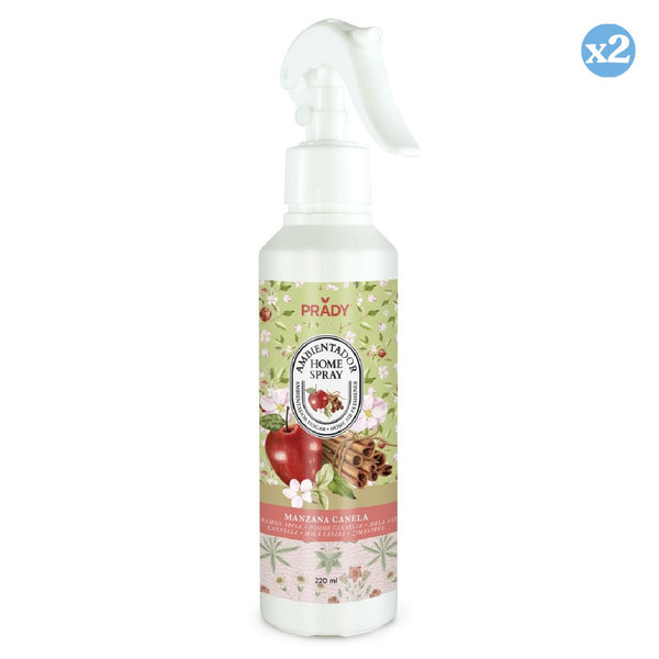 Pack 2x - RAUMDUFT HOME SPRAY APFEL & ZIMT 220ML - Prady - 1