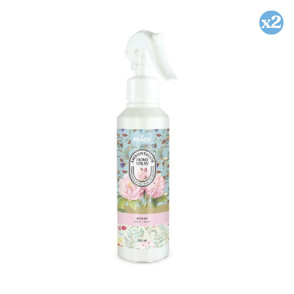 Pack 2x - RAUMDUFT HOME SPRAY ROSEN 220ML - Prady - 1
