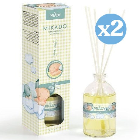 Pack 2x - MIKADO LUFTERFRISCHER BABY 100ML - Prady - 1