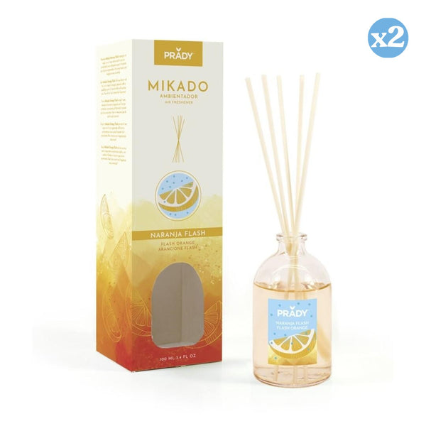 2er-Pack - MIKADO ORANGE FLASH 100ML - Prady - 1