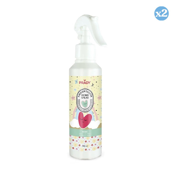 Pack 2x - RAUMSPRÜHER FÜR BABY 220ML - Prady - 1