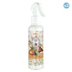 Pack 2x - RAUMSPRÜH-SET ZIMT UND ORANGE 220ML - Prady - 1