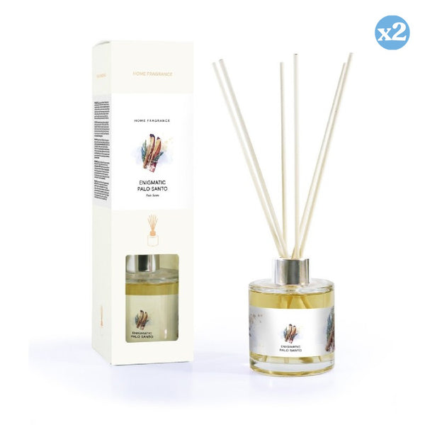 Pack 2x - MIKADO RAUMLUFTERFRISCHER PREMIUM ENIGMATIC PALO SANTO 130ML - Prady - 1