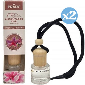 2er Pack - ORIENTALISCHER AUTO LUFTERFRISCHER JOURNEY PRADY 6ML - Prady - 1