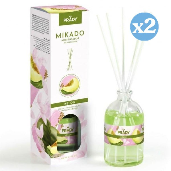 Pack 2x - MIKADO LUFTERFRISCHER MELONE 100ML - Prady - 1