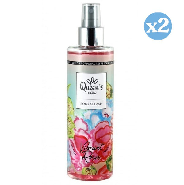 Pack 2x - BODY SPLASH VIBRANT ROSES PRADY 250ML - Prady - 1