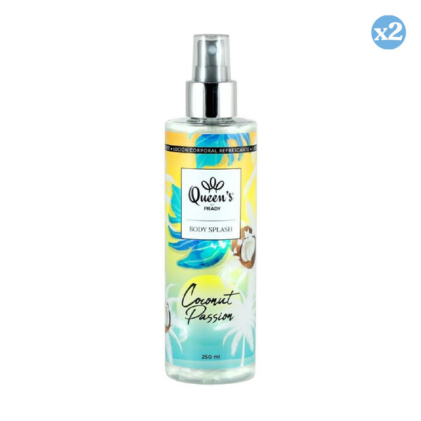 2er Pack - BODY SPLASH COCONUT PASSION PRADY 250ML - Prady - 1