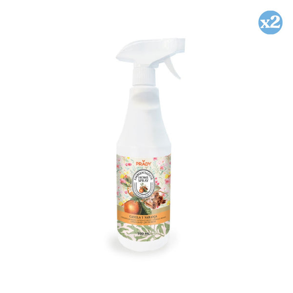 Pack 2x - RAUMSPRAY ZIMT UND ORANGE 700 ML - Prady - 1