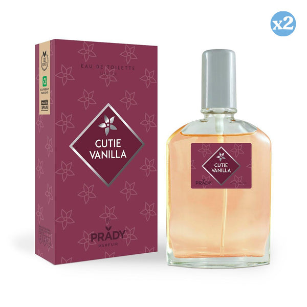 Pack 2x - UNISEX EAU DE TOILETTE CUTIE VANILLA - PRADY - Prady - 1