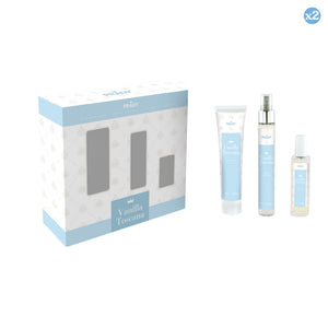 Pack 2x - Set Vanilla Toscana: Eau de Toilette, Body Splash und Body Lotion - 225ml - Prady - Prady - 1