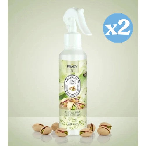 Pack 2x - RAUMLUFTFRISSER HOME SPRAY PISTAZIENEIS 220ML - Prady - 1