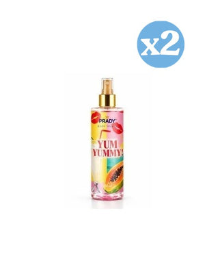 Pack 2x - KÖRPERSPRITZER YUM YUMMY! PRADY 250ML - Prady - 1