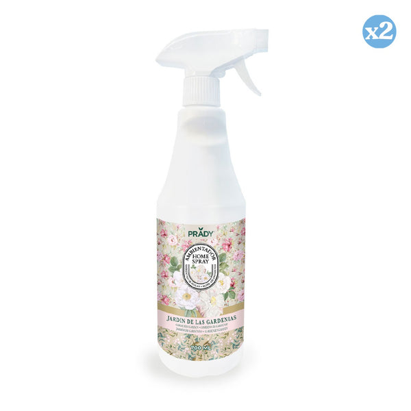 Pack 2x - RAUMDUFT HOME SPRAY GARTENIA DUFT 700 ML - Prady - 1