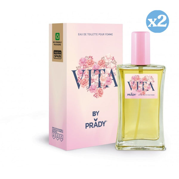 Pack 2x - EAU DE TOILETTE VITA - 100ML - PRADY - Prady - 1