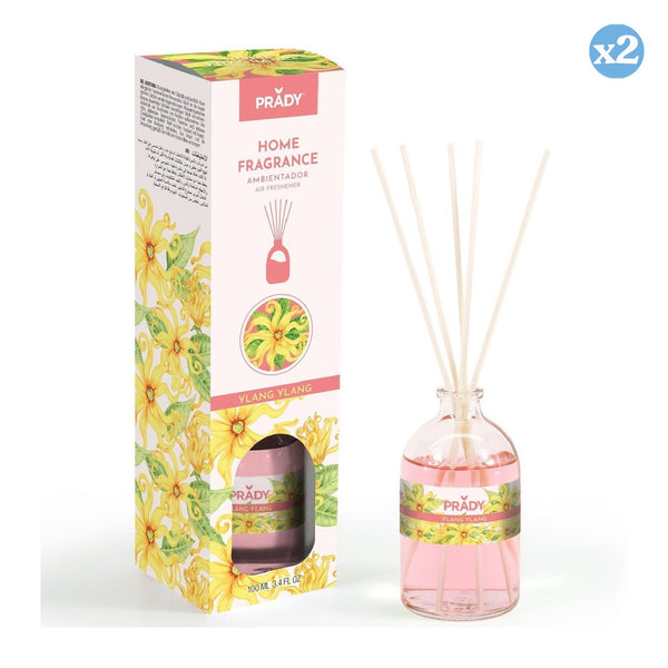 2er Pack - MIKADO RAUMDUFT YLANG-YLANG 100 ml - Prady - 1