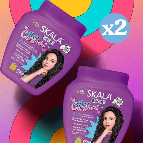 Pack 2x - Mais Cachinhos Haarspülung 1000ml - Skala - 2