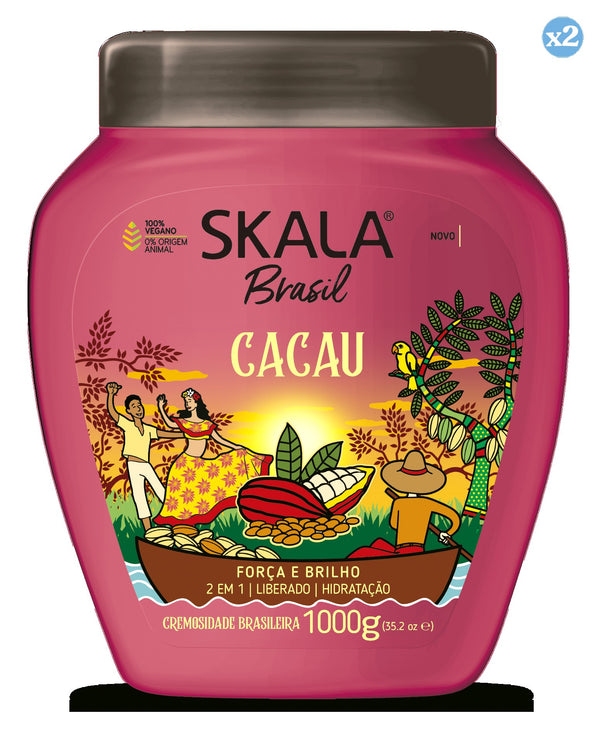 Pack 2x - Brasil Cacau Haarspülung 1000ml - Skala - 1