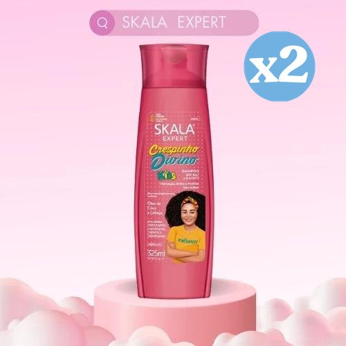 Pack 2x - Shampoo Crespinho Divino 325ml Skala - Skala - 2