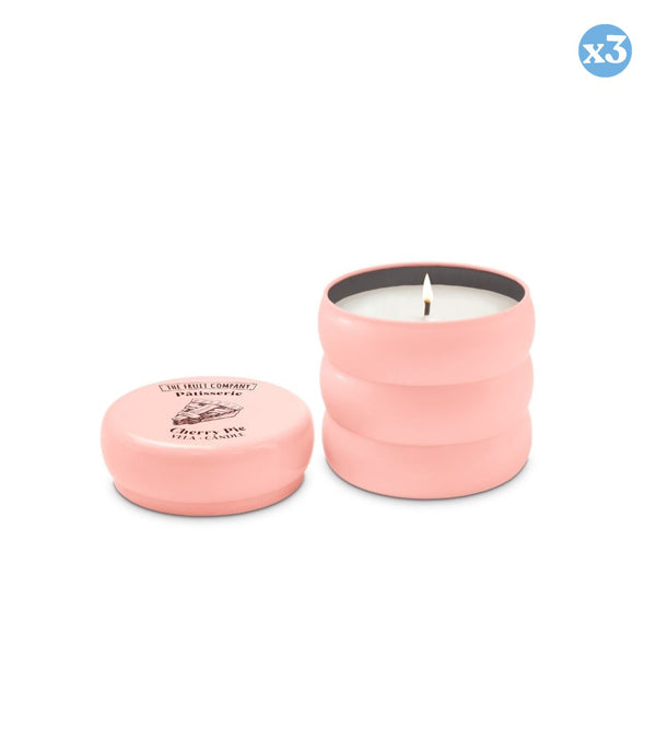 Pack 3x - KERZENDOSE CHERRY PIE PATISSERIE 150 G - The Fruit Company - 1