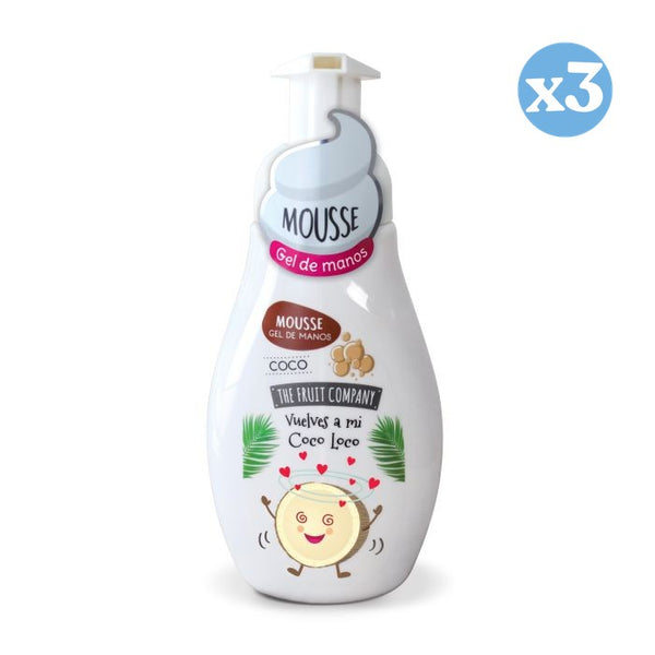 Pack 3x - Handseife - Kokosnuss Mousse Gel - 250 ml - The Fruit Company - The Fruit Company - 1