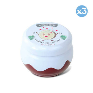 3er Pack - Kokosnusskerze - The Fruit Company - The Fruit Company - 1