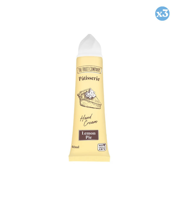 Pack 3x - HANDCREME LEMON PIE PATISSERIE - The Fruit Company - 1