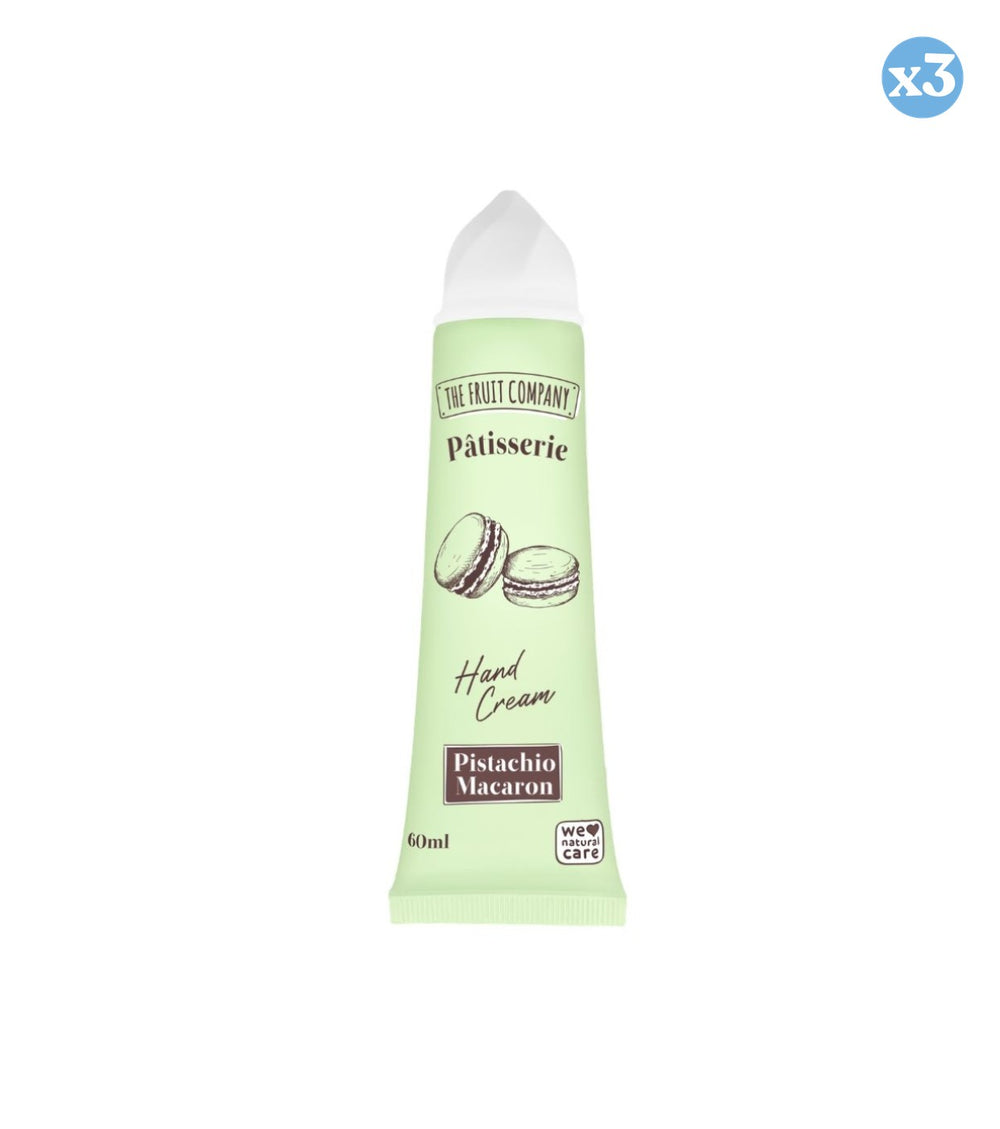 Pack 3x - PISTAZIEN-MACARON-PATISSERIE-HANDCREME - The Fruit Company - 1