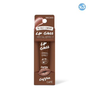 Pack 3x - LIPPENGLANZ DONUT KAFFEE - The Fruit Company - 1