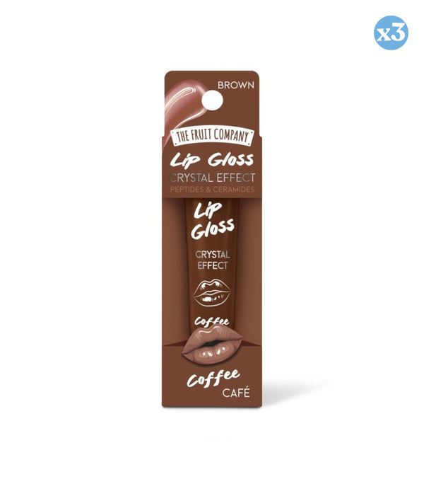 Pack 3x - LIPPENGLANZ DONUT KAFFEE - The Fruit Company - 1