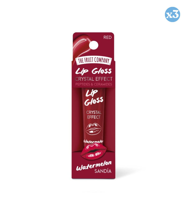 Pack 3x - LIP GLOSS DONUT WASSERMELONE - The Fruit Company - 2