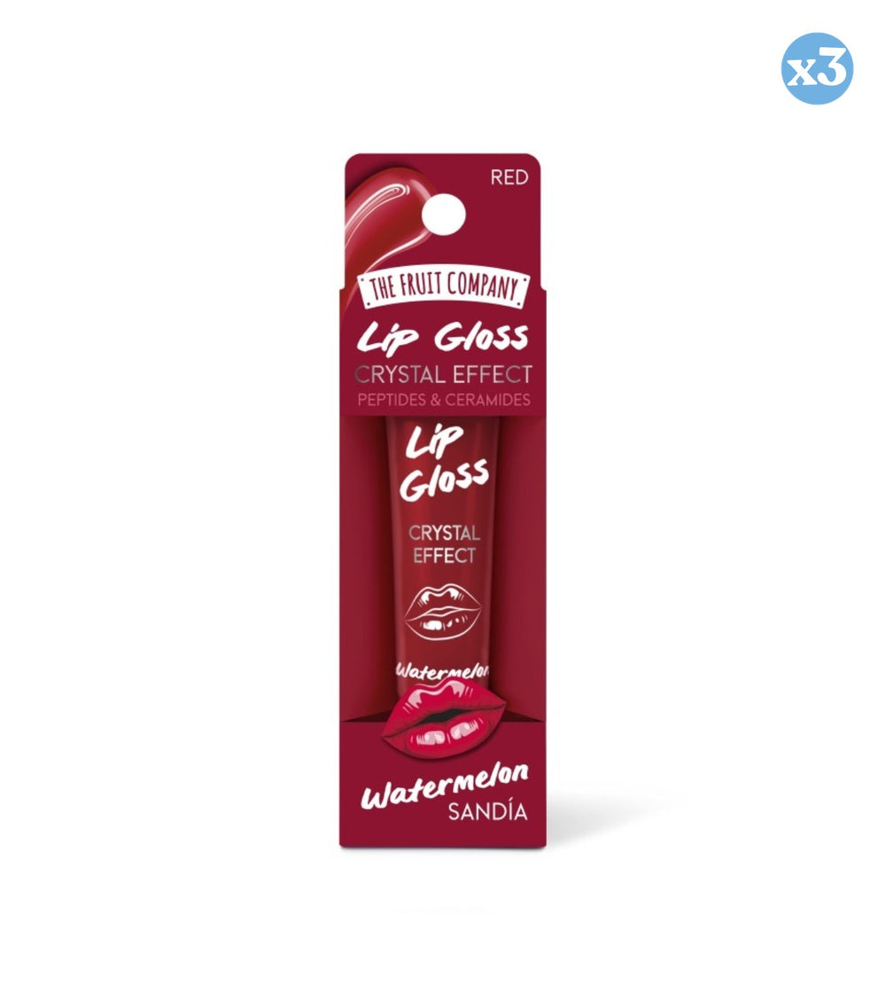 Pack 3x - LIP GLOSS DONUT WASSERMELONE - The Fruit Company - 1