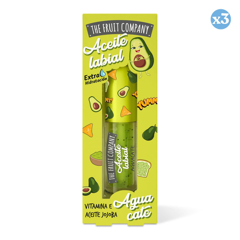 Pack 3x - AVOCADO LIPPENÖL 3,6 GR THE FRUIT COMPANY - The Fruit Company - 1