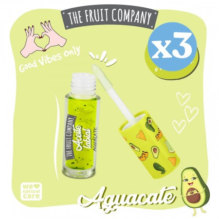 Pack 3x - AVOCADO LIPPENÖL 3,6 GR THE FRUIT COMPANY - The Fruit Company - 2