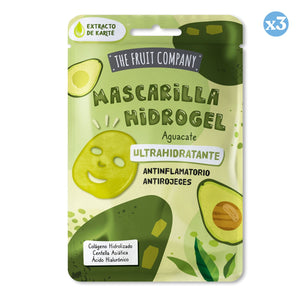 3er Pack - Ultra-hydratisierende Avocado-Hydrogel-Gesichtsmaske 31g - The Fruit Company - 1