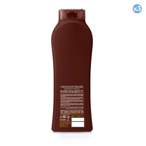 3er-Pack - Tulipán Negro Schokoladenpraliné Duschgel 650 ml - Tulipan Negro - 3