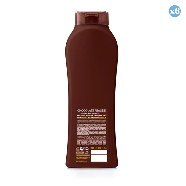 6er Pack - Tulipan Schwarze Schokoladenpraliné-Badegel 650 ml - Tulipan Negro - 3