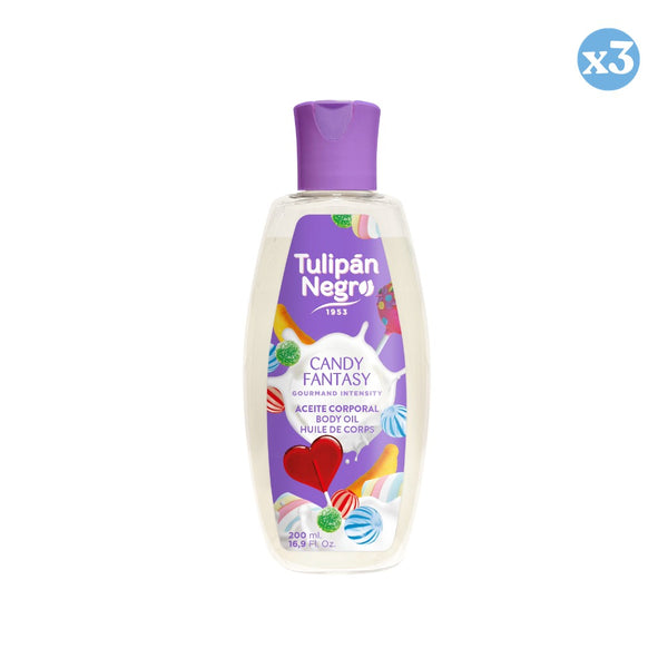 Pack 3x - Körperöl Tulipán Negro Candy Fantasy 200 ml - Tulipan Negro - 1