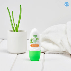 6er-Pack - DEO ROLL ON TULIPAN NEGRO ALOE UND JOJOBA 50 ML. - Tulipan Negro - 2
