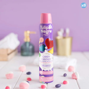 Pack 6x - DEO BODY SPRAY TN CANDY FANTASY 200 ML - Tulipan Negro - 3