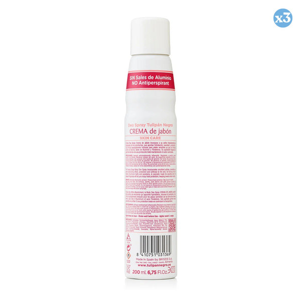 Pack 3x - DEO CREME SEIFENSPRAY 200ML - Tulipan Negro - 2
