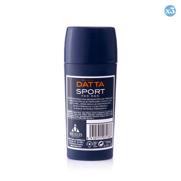 Pack 3x - Tulipán Negro Deo Stick Datta Sport Deodorant 75 ml - Tulipan Negro - 2