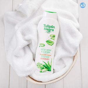 3er Pack - Tulipán Negro Aloe Vera Duschgel 650 ml - Tulipan Negro - 3