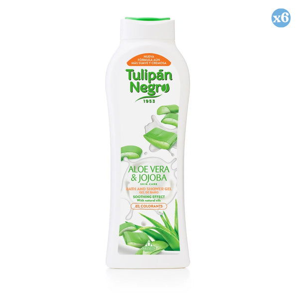 6er-Pack - Tulipán Negro Aloe Vera Duschgel 650 ml - Tulipan Negro - 1
